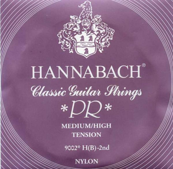 Hannabach Guitar Strings Silver 200 Medium High B 2