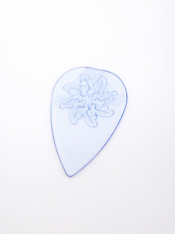 SCALE CHIP Mandolin Pick FLAT-O RD (Transparent Nylon)