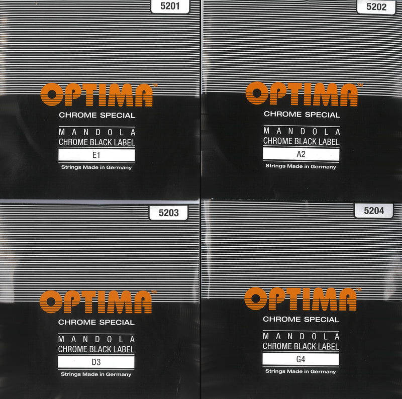 Optima Special Polish (Black) Mandola Set