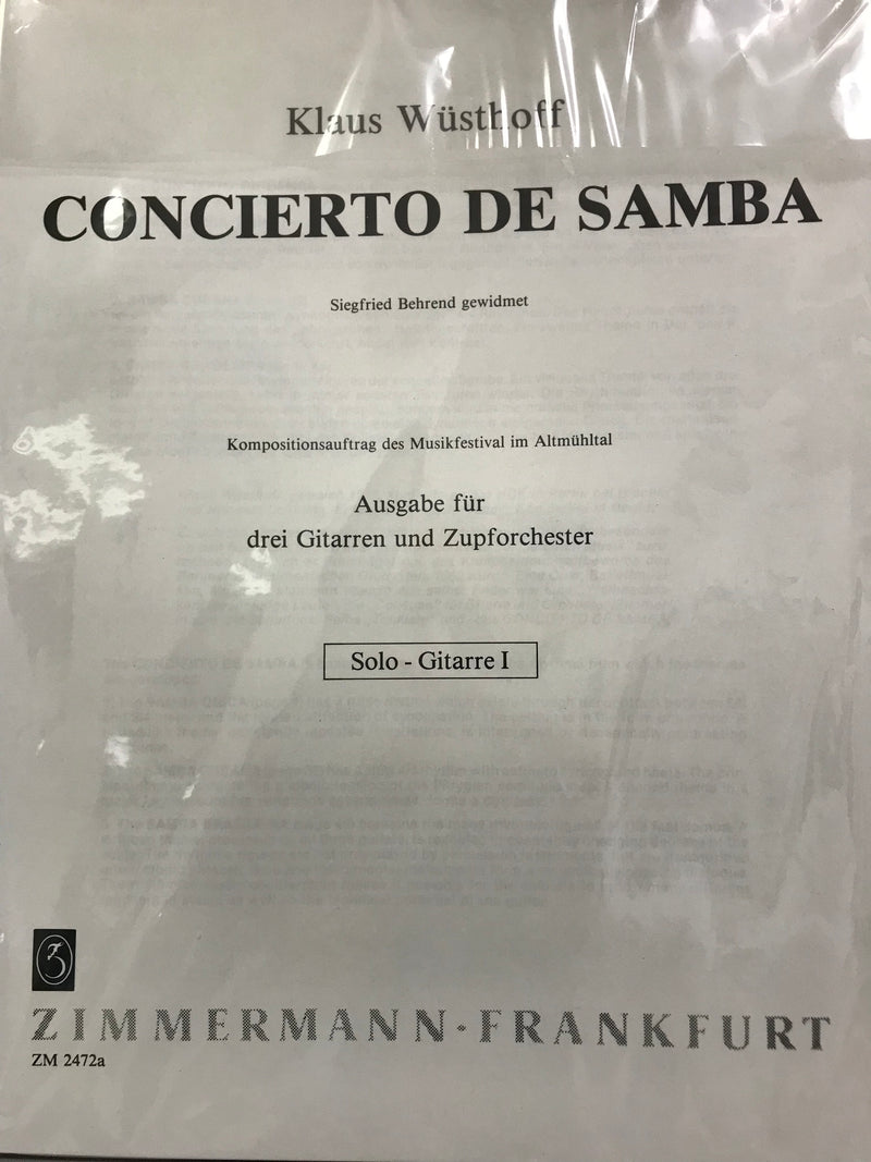 [Imported music] Wusthoff: Samba Concerto