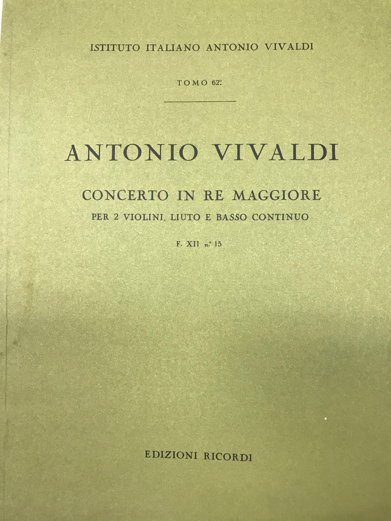 [Imported music] Vivaldi “Lute Concerto in D major F.XII-15 (RV93)”
