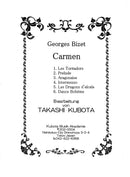 Sheet Music Arranged by Takashi Kubota From the Suite "Carmen" (Bizet)