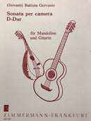 【輸入譜】ジェルヴァジオ:室内ソナタ・ニ長調