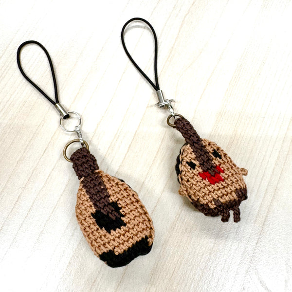 Mobile Cleaner Knitted Doll Mandolin &amp; Mandolino