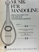 【輸入譜】ヴァンハル (ヴァニュハル): 4つのやさしい二重奏曲 Op.56