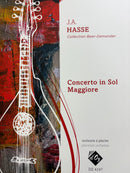 【輸入譜】ハッセ: 協奏曲ト長調