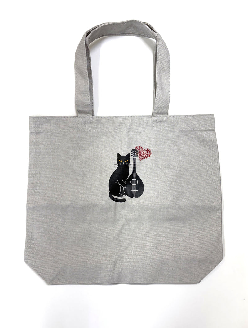 マンドリンと黒猫 トートバッグ | イケガク