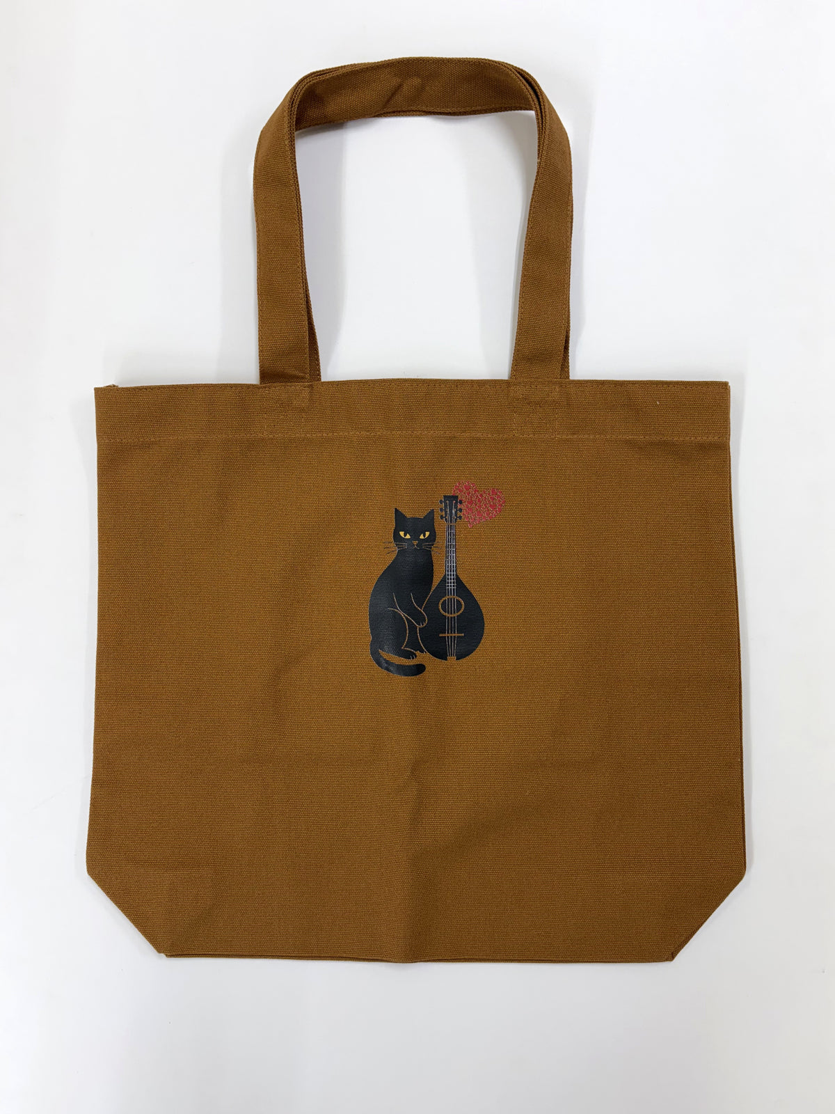 kimisuke　HIKOSO by CARA 猫耳トートバッグ　とコート マンドリンと黒猫 トートバッグ | イケガク