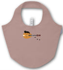 猫とマンドリン　ラウンド型エコバッグ