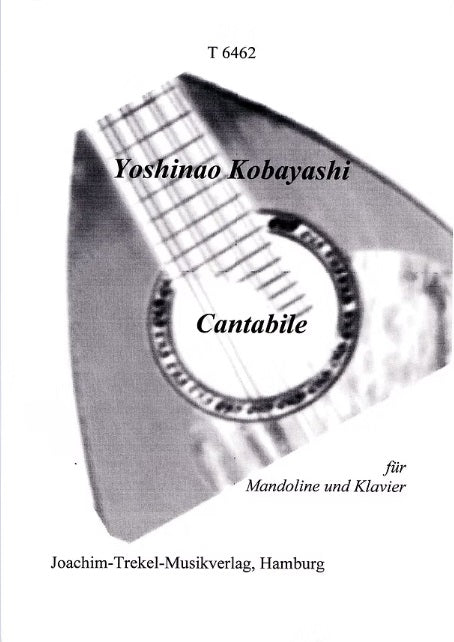 Sheet music Yunao Kobayashi "Cantabile (mandolin &amp; piano original version)"