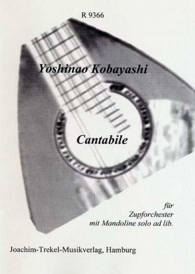 Sheet music Yunao Kobayashi “Cantabile (mandolin orchestra version)”