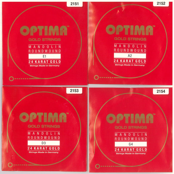 Optima gold string set