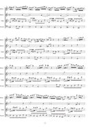 楽譜 二橋潤一: バッハの墓　マンドリン四重奏のためのバッハ様式による