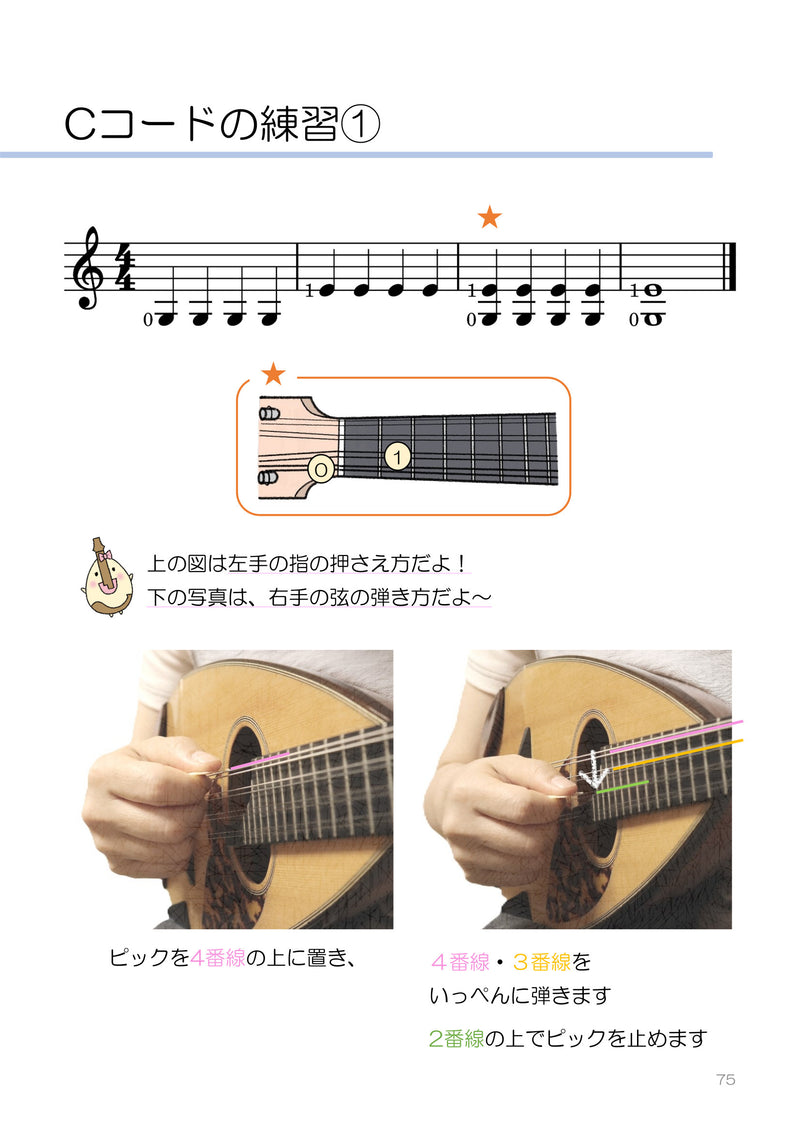 教則本 キム ヘギョン, 鳥居良次, 平山豊 著「やってみる? マンドリン BASIC MANDOLIN METHOD」