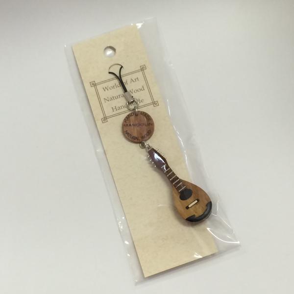 wooden mandolin strap