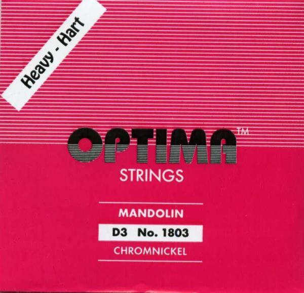 Optima Unpolished (Heavy Tension: Pink) Mandolin D