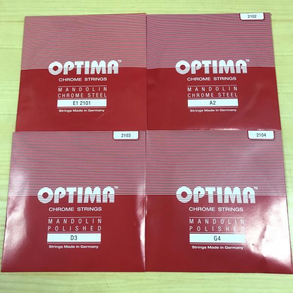 Optima (red) mandolin set