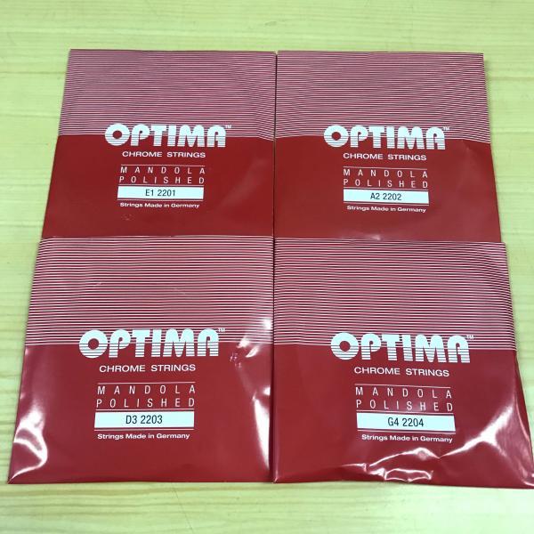 Optima (red) mandola set