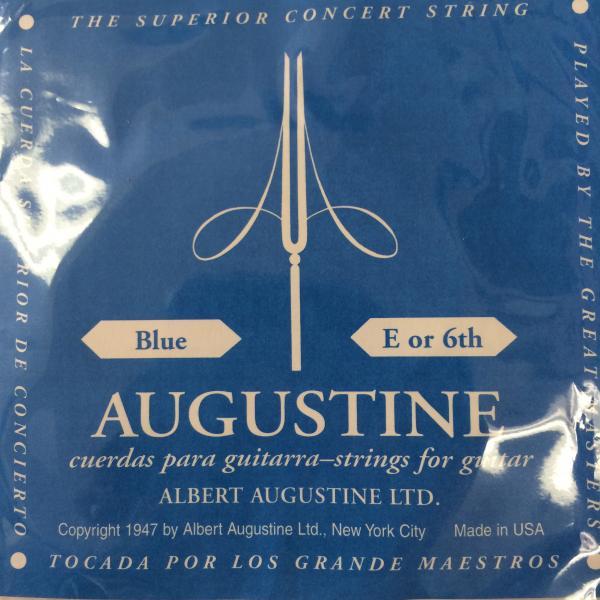 Augustine guitar strings (blue) E-6