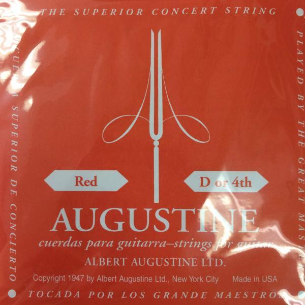 Augustine guitar strings (red) D-4
