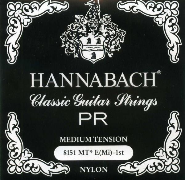 Hannabach guitar strings (black) E-1