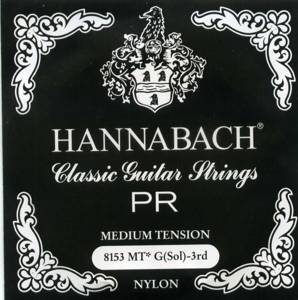 Hannabach guitar strings (black) G-3
