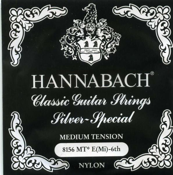 Hannabach guitar strings (black) E-6