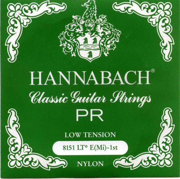 Hannabach guitar strings (green) E-1