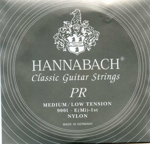 Hannabach Guitar Strings Silver 200 (Medium Low) E1 Ikegaku