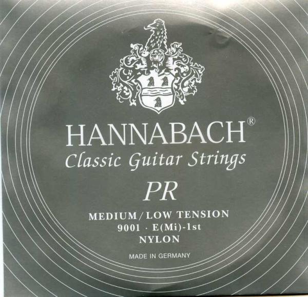 Hannabach Guitar Strings Silver 200 (Medium Low) E-1