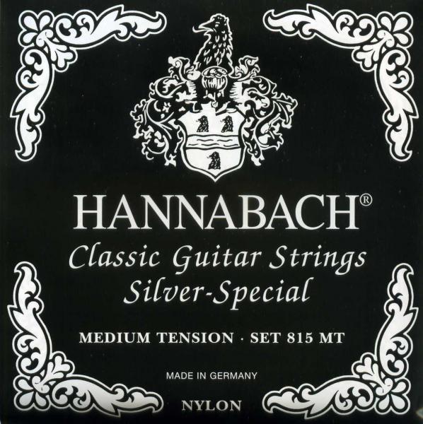 Hannabach guitar strings (black) set