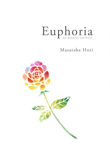 Sheet music Masaki Hori “Euphoria for Mandolin and Piano”