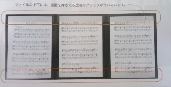 triple music sheet holder