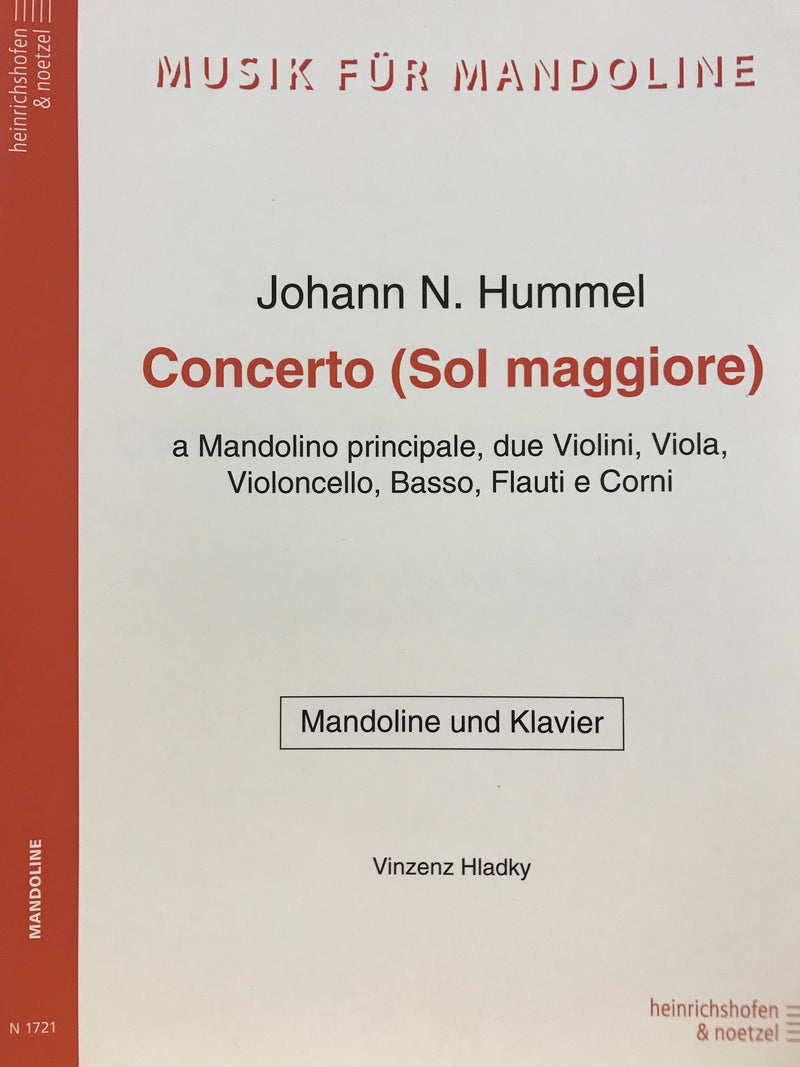 [Imported music] Hummel “Concerto in G major”