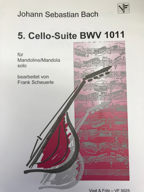 【輸入譜】バッハ:無伴奏チェロ組曲第5番 BWV1011