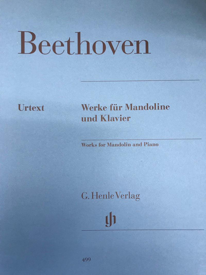 【輸入譜】ベートーヴェン:マンドリンとクラヴィアのための作品全集