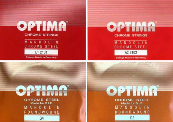 Optima (Orange Medium) Mandolin Set