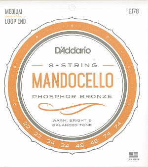 D'Addario Mandoron Cello String Set EJ78