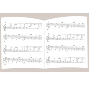 Sheet music Ryo Aoyama composition “Rondo of the Triplets”