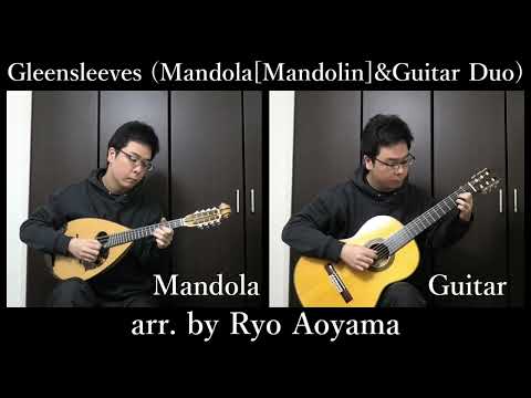 Sheet music Arranged by Ryo Aoyama "Greensleeves (Mandola + Guitar)"